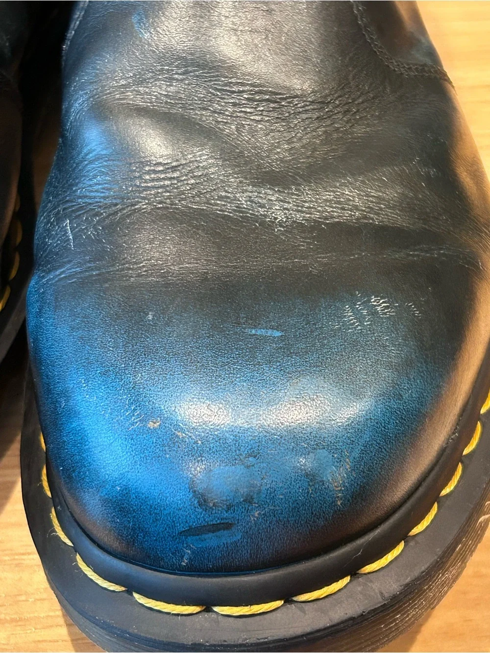 Dr. Martens 2976 Chelsea Boots Men’s 12 Blue-to-Black Gradient